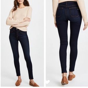 Rag & Bone High Rise Skinny Ankle Jeans